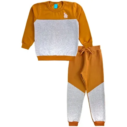 Conjunto Moletom Infantil Menino LA