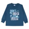 Camiseta Manga Longa Infantil Gijo Meia Malha Estampada