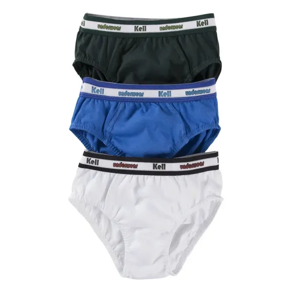 Imagem de Kit Cueca Infantil Kellynha Com 03 Peças Elástico Cós Sortido