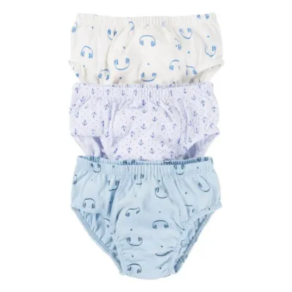 Kit Cueca Slip Com 03 Peças Sortido Menino