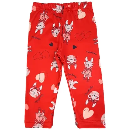 Conjunto Moletom Bebê Menina Sweet Bunny Salmão