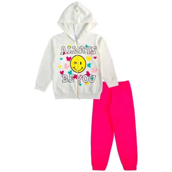 Conjunto Infantil Moletom Estiloso para Meninas Always