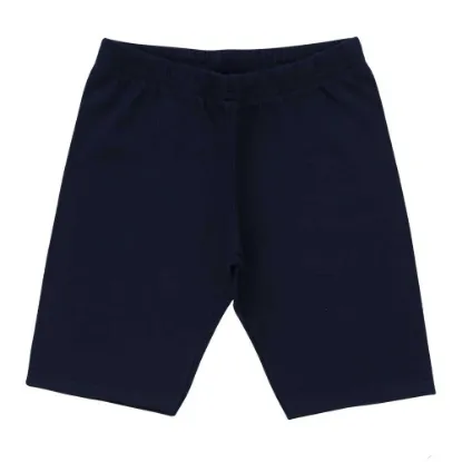 Short Ciclista Infantil Kyly Em Cotton Liso Menina