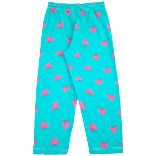 Pijama Infantil Menina Bubble Strawberry Cinza