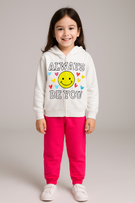 Conjunto Infantil Moletom Estiloso para Meninas Always