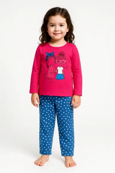 Pijama Infantil Menina Best Friends Pink