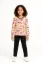 Pijama Juvenil Menina Flamingo Branco